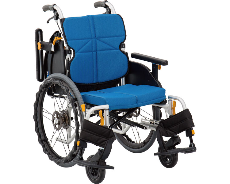 車椅子 ネクストコア・ミニモ 自走用車いす NEXT-50B HB 松永製作所 | 車椅子 車いす 車イス ハイブリッド ノーパンク 自走 移動 介護 病院 施設 高さ調節 スリム