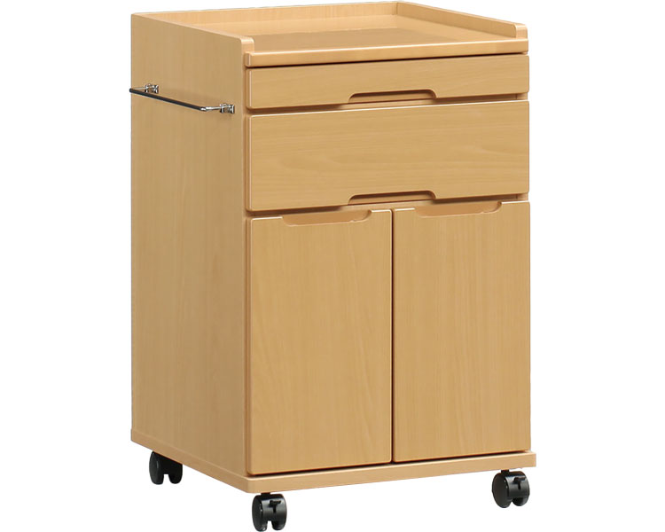 床頭台 収納 Care-IM-床頭台 開き戸タイプ Care-801-S （幅48.8×奥行49×高さ75cm） 完成品 貞苅椅子製..