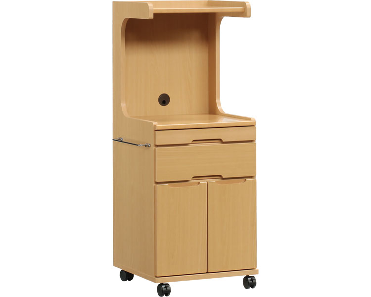 床頭台 収納 Care-IM-床頭台 開き戸タイプ Care-802-M （幅48.8×奥行49×高さ125cm） 完成品 貞苅椅子製..