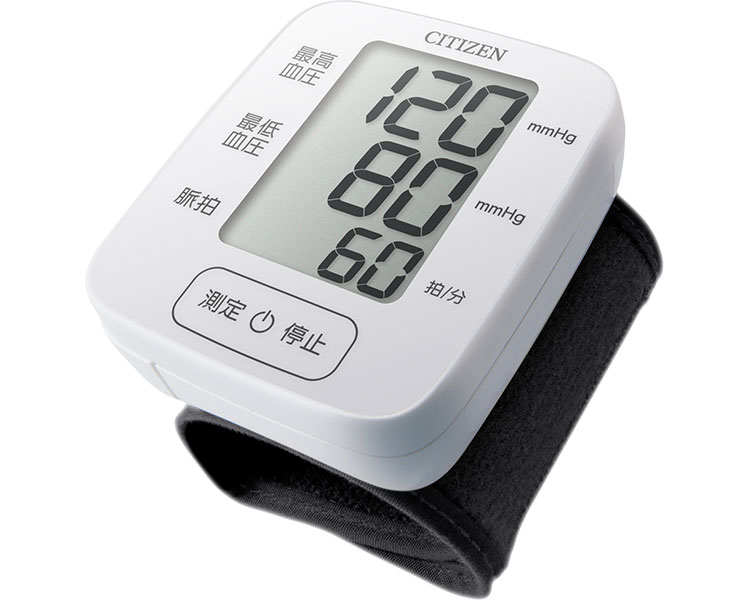 血圧計 手首式 ワンボタンのかんたん測定 シチズン手首式血圧計 CHWK338 シチズン・システムズ | 血圧計 手首計測 健康管理 簡単操作 手首式 介護用品 高齢者 お年寄り 老人 シニア 血圧 測定 病院 老人ホーム デイサービス 福施施設 介護施設 日本製 手首で測る 巻きやすい