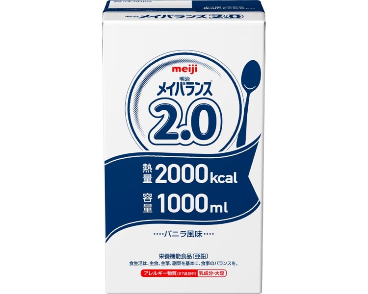 明治 メイバランス2.0 2671403 1000mL バニラ風味 6個入り 明治 | meiji 流動食 介護食 病院 老人ホーム デイサービス 介護施設 福祉施設 食事介助 食事サポート 栄養補助食品 たんぱく質 高齢者 お年寄り 老人 シニア