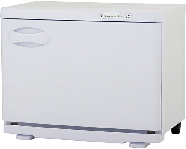 ホットキャビ ホットメイトL （幅45×奥行28.5×高さ35.5cm） SO-H18F-WH ピュアホワイト おしぼり約75本用 フィフティ・ヴィジョナリー │ おしぼり蒸し器 タオル蒸し 病院 老人ホーム デイサービス リハビリ 施設 美容院 飲食店 お店 ショップ エステ 美容 オフィス 会社 pandoraplus-10009296 Pandora+ パッケージ画像