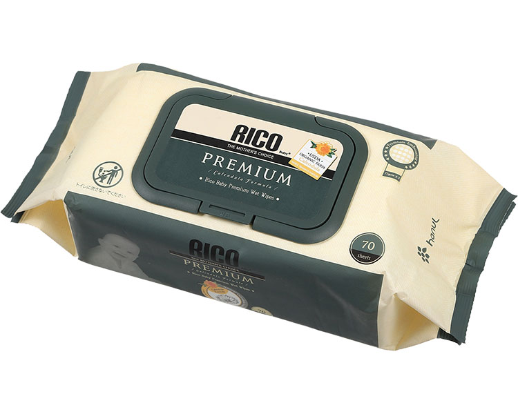 伊藤忠 RICO ベビーおしりふき プレミアム HI-001 70枚入 12個入り 伊藤忠リーテイルリンク | 使い捨て 消耗品 日用品 大容量 業務用 法人 病院 老人ホーム デイサービス 会社 現場 企業 備品