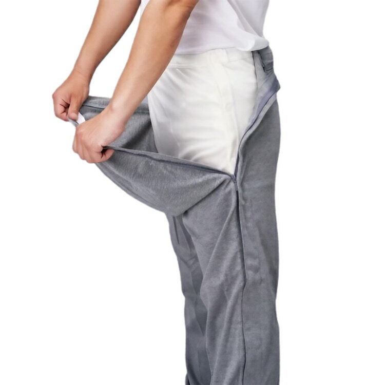 パンツ メンズ 高齢者 お年寄り 便利 KOBES 紳士楽らくパンツ 両脇ファスナー全開タイプ No.48 M L LL ..