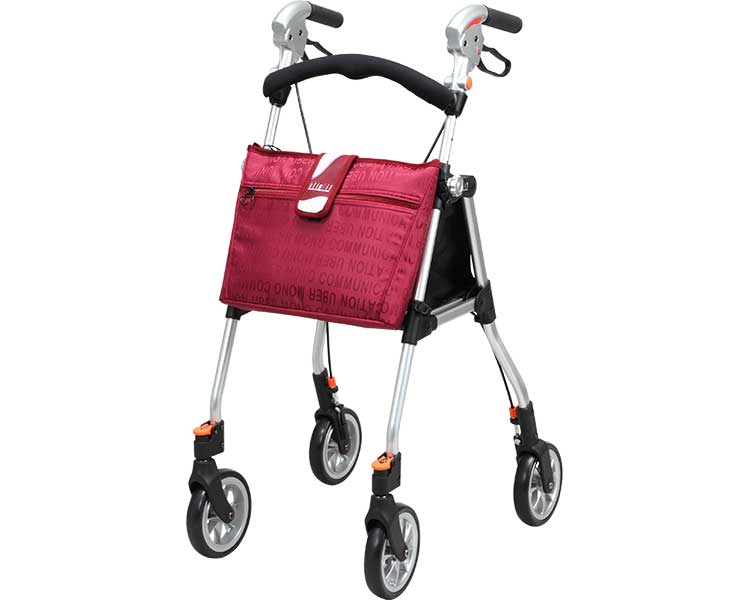 歩行車 スリムフィット スタンダード フロントガード付 SL-0530WG ユーバ産業 │ 歩行補助車 手押し車 高齢者 老人 介護用品 福祉用具 後方転倒予防 シンプル おしゃれ コンパクト 折り畳み 折りたたみ シニア キャスター付き 駐車ブレーキ付き