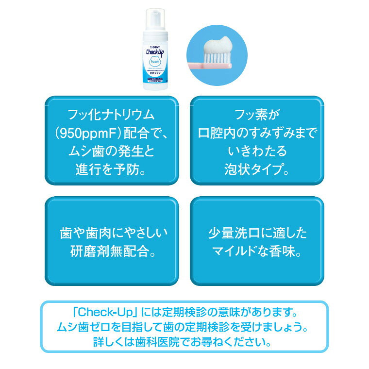 ライオン チェックアップフォーム 100mL 2本 DZHCUF ライオン歯科材 メール便 │ フ...
