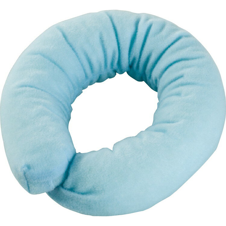 通気ビーズパッド Sサイズ ブルー 39156-04 ケアファッション │ 体位変換クッション 体位保持 患部保護 床ずれ予防 クッション 体圧分散 姿勢保持 術後保護 リング状 シニア 高齢者 介護 介護用品 日本製 洗濯機可 乾燥機可 便利グッズ 寝具 ベッド関連 愛情介護 2025SS