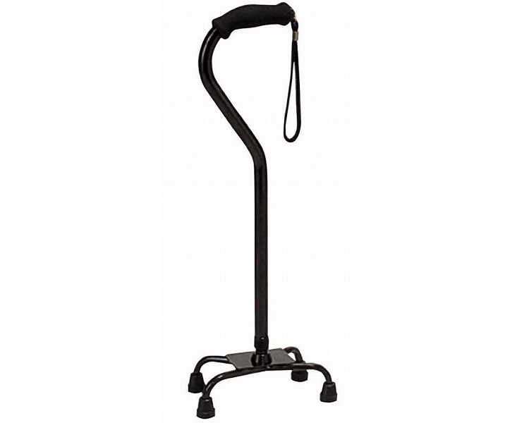 杖 4点ステッキ Sタイプ（長さ65〜85cm） FS4-B ブラック FS4-C シルバー イーストアイ │ 4点杖 四点杖..