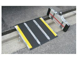 スロープ 段差解消 デクパック 折りたたみ式軽量スロープ パーソナル 長さ70cmタイプ（幅約73.5×長さ70..