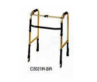 アクションジャパン 歩行器 MRキャスター付歩行器 標準タイプ ブロンズ（BR） C2021MR │ 歩行補助 高齢..