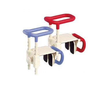 安寿アロン化成 お風呂用 高さ調節付浴槽手すり UST-165W 536-610 536-611 レッド ブルー ｜介護用品 ..