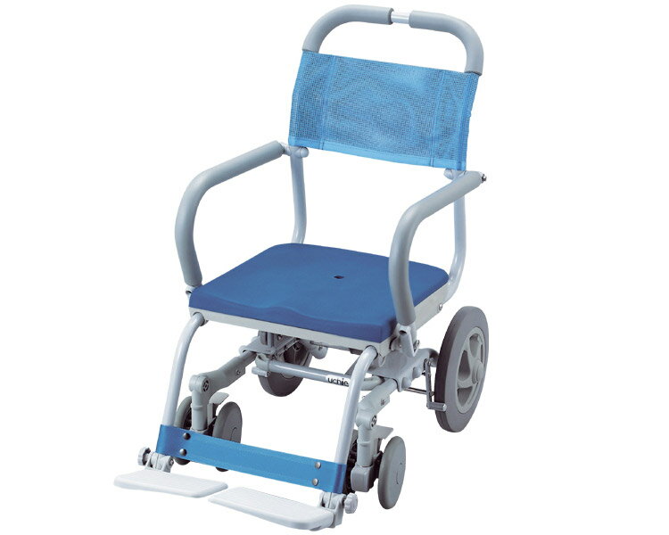 シャワーキャリー 入浴用 車椅子 高齢者 介護用品 シャワーラク O型穴無シート仕様 SWR-101 低座型 ウチヱ|お年寄り 老人 シニア 病院 施設 デイサ...