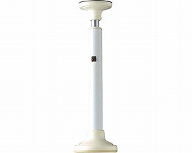 ●サイズ／長さ34〜46cm、パイプ直径：3.2cm、天座：直径8cm、台座：直径10cm、防振パッド：5×5×0.5cm●重さ／約900g●材質／樹脂ライニング鋼管、スチール、ABS樹脂、軟質ウレタン（すべり止め）、エラストマー（すべり止め）、ゲル（ウレタン系エラストマー）●生産国／日本・頻発する地震に備えてパワーアップ。防振パッド付きで、転倒やすべりにも対応。・ワンタッチ強力固定。ネジもクギも使いません。・（財）日本建築総合試験所にて耐震試験実施。【川崎化工】