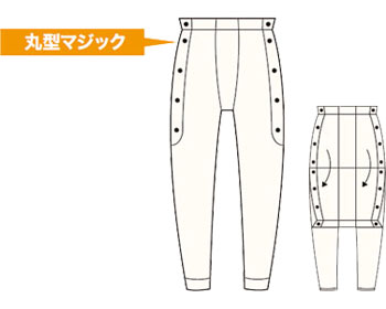レディース 肌着 綿キルト婦人用スラックス下 LLサイズ BM4 神戸生絲 │ KOBES 女性用 下着 アンダーウ..