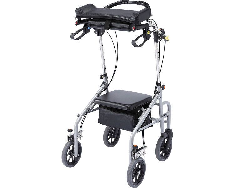 【数量限定特価】 ●歩行補助車 ラビット トールタイプ シルバー WA-5 ウェルパートナーズ │ 行器 歩行車 歩行補助 シニア 高齢者 介護用品 手押し車 ...