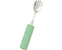 オールステンレスハンドル・シリコンスポンジ付 N-6/SS-2 スプーン・フォーク兼用小 フセ企画 │ 介護 食器 スポーク スプーン フォーク 食事 援助 サポート 介護用品 食事サポート