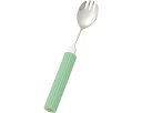 オールステンレスハンドル・シリコンスポンジ付 N-6/SS-18 スプーン・フォーク兼用小 フセ企画 │ 介護 食器 スポーク スプーン フォーク 食事 援助 サポート 介護用品 食事サポート