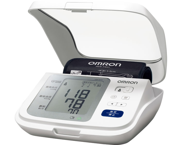 血圧計 オムロン血圧計 HEM-8731 オムロンヘルスケア │ 血圧測定 計測 健康管理 腕式 医療機器 メモリ機能付き 大画面液晶 巻きやすい 在宅介護 病院 老人ホーム デイサービス 施設 学校 備品 見やすい 使いやすい