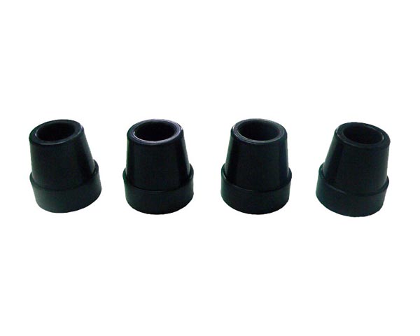 ●サイズ／内径15mm ●カラー／黒 ●入数／4個組 ・オールアルミクオッドケインおしゃれ四点式ロータイプ専用の替えゴムです。 ・磨耗等による交換用にご利用下さい。 【島製作所】