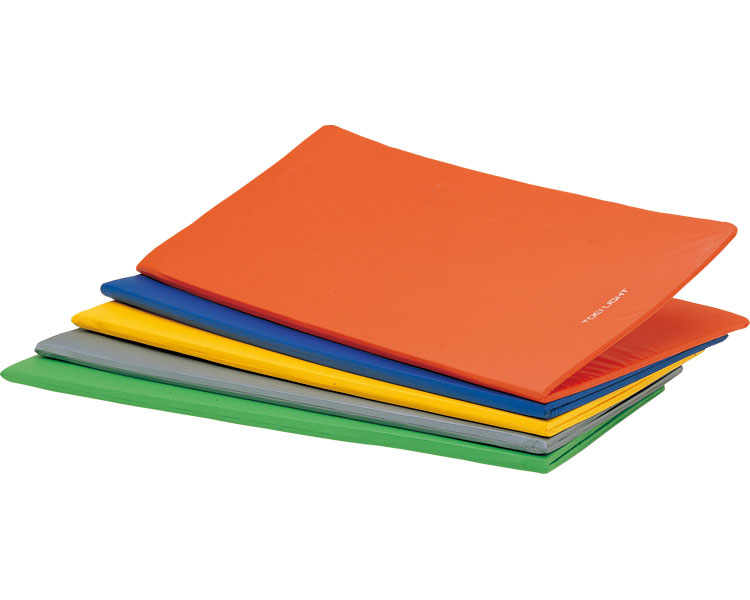 マット ストレッチ TOEILIGHT ストレッチマットF180 （幅180×長さ180×厚さ2cm） H-7479 トーエイライト │ マットレス 介護用品 レクリエーション マット フィットネス トレーニング用品 ヨガマット エクササイズマット 抗菌 防炎 防水 二つ折り 大型