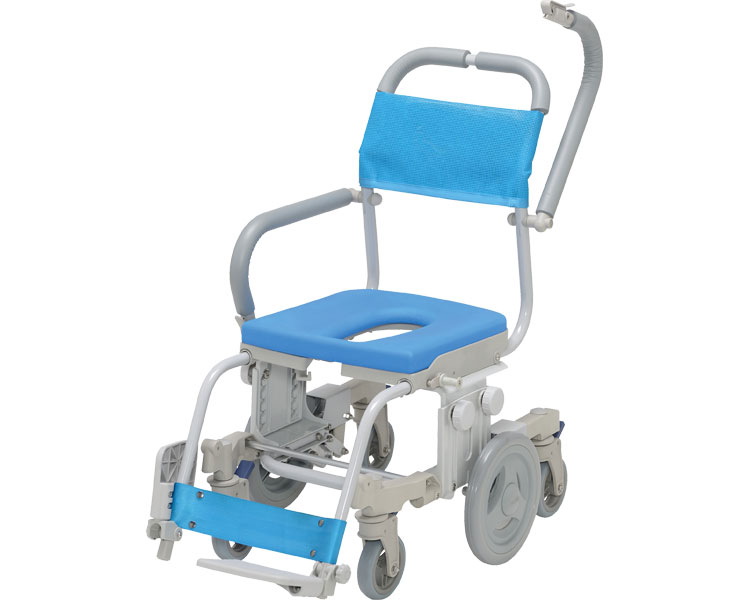 シャワーキャリー 入浴用 車椅子 高齢者 介護用品 シャトレチェア6輪 O型シート SW-6080 ウチヱ｜お年..