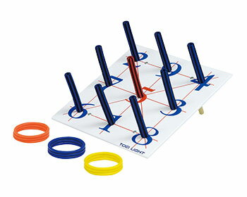 TOEILIGHT 輪投げ ソフトバー輪投げ600（ボード、リング9本セット） B-6141 トーエイライト │ レクリエーション レク リハビリ 介護予防 トレーニング デイサービス 老人ホーム 病院 学校 子供 こども 老人 シニア お年寄り 柔らかい素材 幼児 保育園 幼稚園