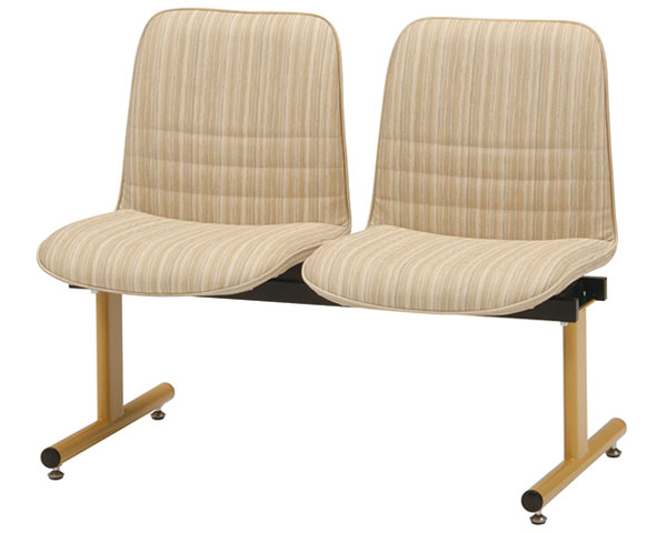 ロビー 椅子 2人掛け おしゃれ ロビーチェア 2人用背付 ML-95-2 幅97.5×奥行54.5×高さ79cm ミトノ │ 介..