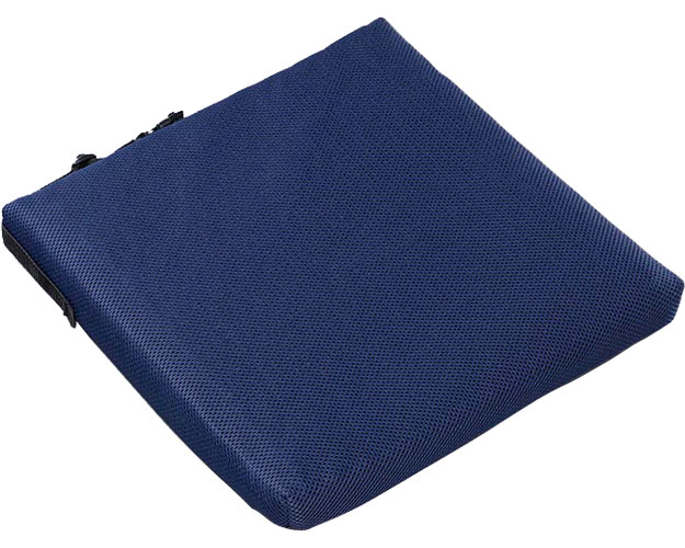 車いす用クッション サポートクッション スタンダード ネイビー 幅38×奥行38×厚さ5cm NBA1540 とわ │ ..