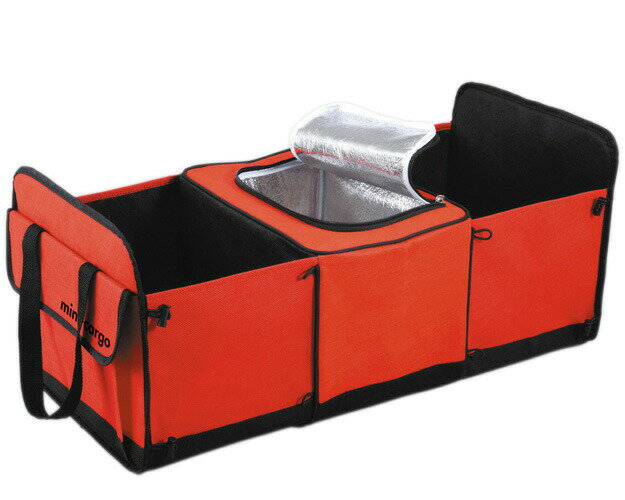 Plastic - 車用収納ボックス mini-cargo アルファックス │ 収納ケース 車載ケース 収納かご 買い物かご アウトドア 保冷 折りたたみ カー用品 クーラーボックス 便利グッズ 雑貨 カー用品 収納 便利 アイディアグッズ