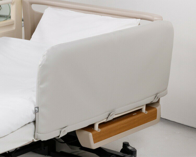 サイドレールクッションカバー（両面）0101特殊衣料 │ サイドレール用カバー 緩衝材入りカバー 感染対策 両面 介護用品 高齢者 お年寄り 老人 シニア 挟み込み予防 寝具 ベッドサイドレール カバー 自傷行為対策 病院 老人ホーム 在宅介護