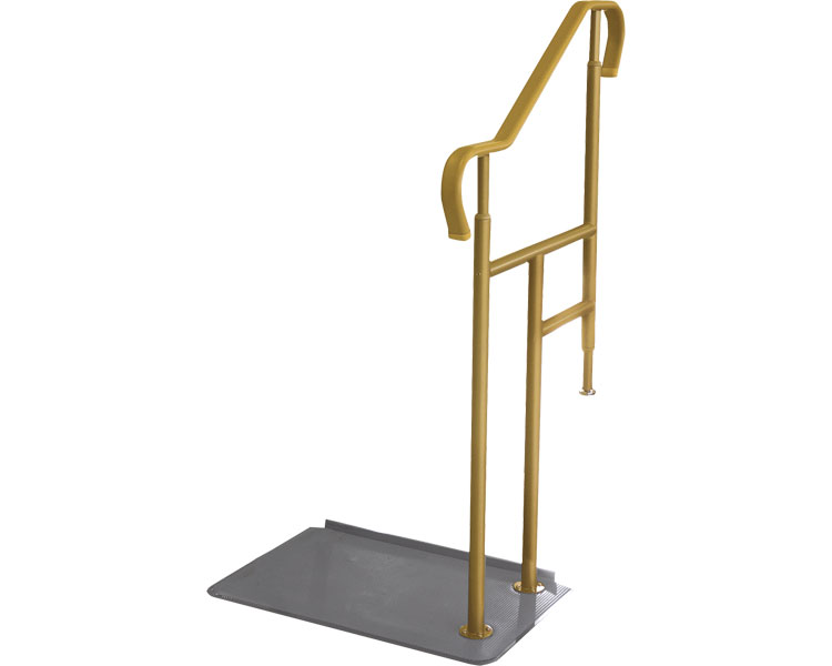 シコク 手すり 玄関用ベストサポート手すり 片手すり 626-041 ハイタイプ ｜玄関 置くだけ 介護 置き型 工事不要 ベッド 椅子 室内 高齢者 介護用品 立ち上がり 補助手すり 立ち上がり手すり 転倒防止 歩行補助 お年寄 便利グッズ 後付け シコク ベストサポート手すり