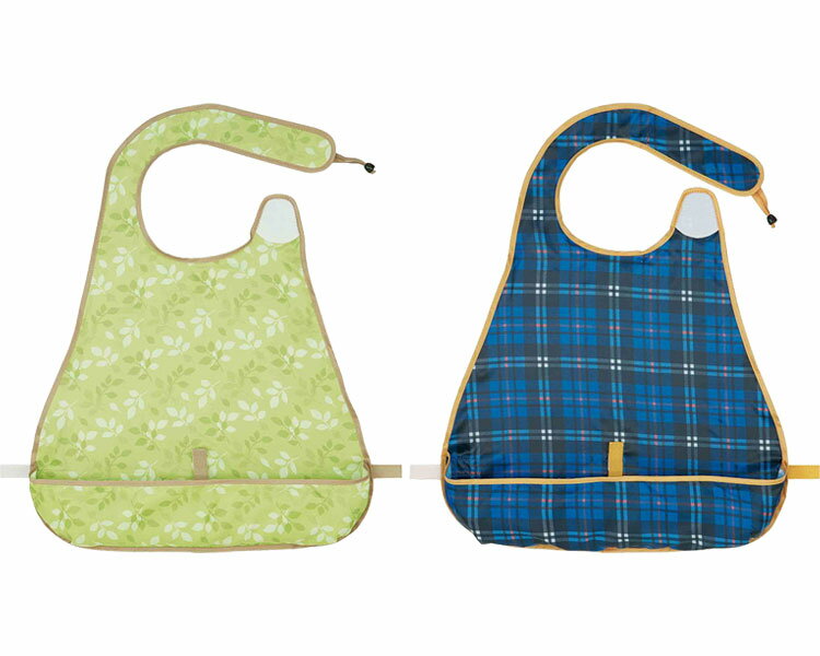 お食事エプロン FEP1 （幅48×丈61.5cm） スケーター メール便 │ 食事用エプロン 高齢者 介護衣類 前掛..