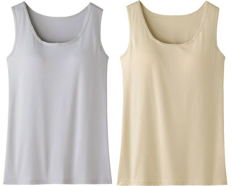 Rakuten - ブラトップ タンクトップ レディース ブラタンクトップ インナー レディース ひんやり涼しいブラタンク M L LL セルヴァン │ ひんやり 肌着 インナー 接触冷感 吸水速乾 春夏 婦人服 女性用 ミセス シニア ノースリーブ 快適 ブラタンク