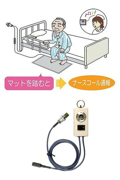 Pandora+の徘徊 離床センサーふむナールLW S1/00127AS111 適用プラグ（11）トクソー技研｜介護用品 福祉用具 生活支援 センサー 呼び出し 介護 便利グッズ 家庭 店舗 事務所 お知らせ 病院 施設｜アングル2
