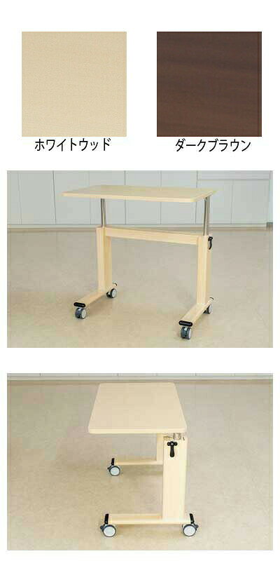介護用昇降テーブル らくらくテーブル 1人用 TN-101 テクノム │ 介護テーブル 机 食卓テーブル ダイニングテーブル 作業台 デスク 病院 施設 法人 老人ホーム 施設家具 ビジネス 定番サイズ 高齢者 介護用品 お年寄り シニア 便利 車いす対応 足元広々 pandoraplus-10009029 Pandora+ サンプル画像2