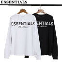 ESSENTIALS エッセンシャルズ Tシャツ 長袖 メンズ レディース ユニセックス エッセンシャルズ 春夏 秋冬 最新 男女兼用 