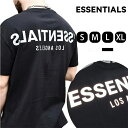 ESSENTIALS エッセンシャルズ Tシャツ 半袖 メンズ レディース Logo T-Shirt 反射 ロゴ Tシャツ ブラック ホワイト