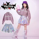 キッズダンス衣装 ヒップホップ HIPHOP 上下セットアップ 長袖 トップス スカート 子供 女の子 ガールズ チア ジャズダンス ステージ衣装 原宿系 練習着 応援団 演出服 K-POP jazz 韓国風