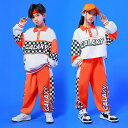 ダンス衣装 キッズ セットアップ ダンス衣装 ヒップホップ キッズ HIPHOP 子供服 上下セットアップ トップス パンツ 子供 男の子 女の子 ガールズ チア ジャズダンス ステージ衣装 文化祭 原宿系 練習着 応援団 演出服 K-POP jazz サマーキャンプ 団体服