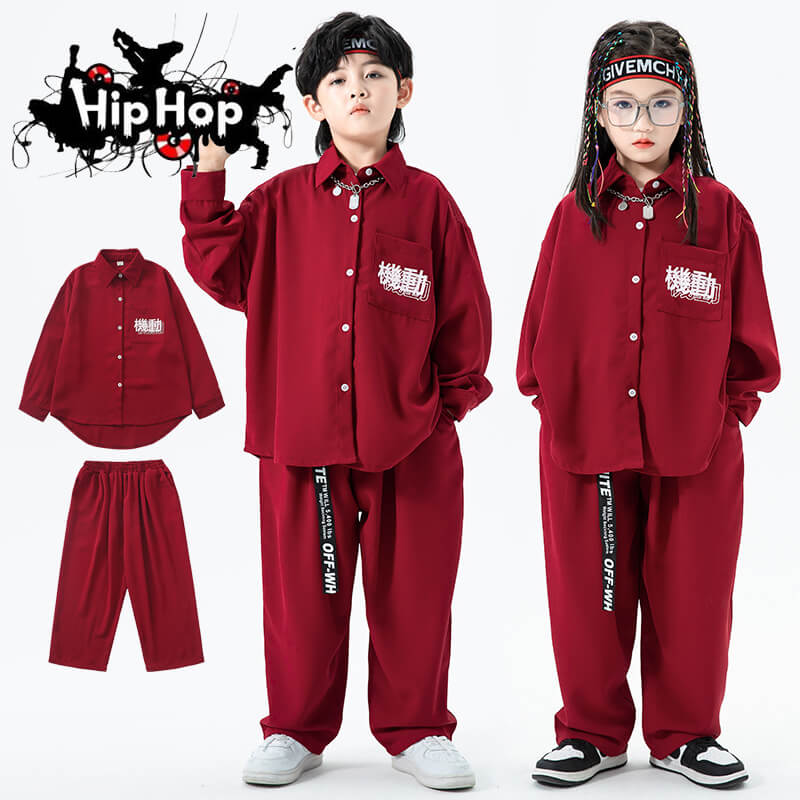 ダンス衣装 キッズ セットアップ ダンス衣装 ヒップホップ キッズ HIPHOP 子供服 上下セットアップ トップス パンツ 子供 男の子 女の子 ガールズ チア ジャズダンス ステージ衣装 文化祭 原宿系 練習着 応援団 演出服 K-POP jazz サマーキャンプ 団体服