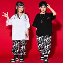 ダンス衣装 キッズ セットアップ ダンス衣装 ヒップホップ キッズ HIPHOP 子供服 上下セットアップ Tシャツ パンツ 子供 男の子 女の子 ガールズ チア ジャズダンス ステージ衣装 文化祭 原宿系 練習着 応援団 演出服 K-POP jazz サマーキャンプ 団体服