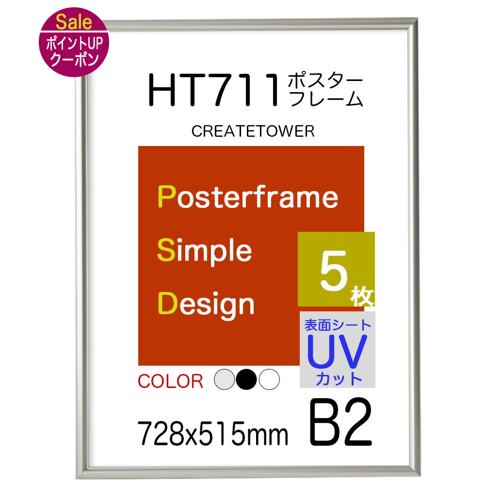 ポスターフレームHT711　B2 サイズ【5