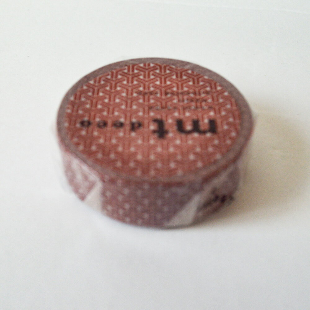 mtマスキングテープ 組亀甲・弁柄(べんがら) 1個