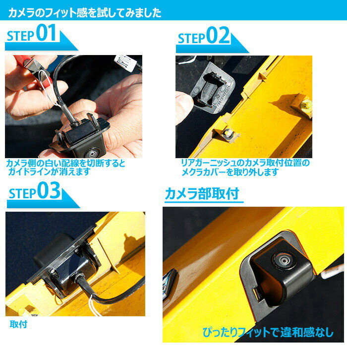トヨタ純正バックカメラ用に準備された車両内配線を利用して バックカメラをカーナビに接続出来るカメラ配線セット パネル王国 店 バックカメラ カーナビ カーエレクトロニクス プリウス Zvw30 35 専用 Jp 7pr