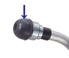 ケンツメディコ 交換部品回転式ソフトイヤーチップ(1ペア) KENZMEDICO 聴診器部品 2