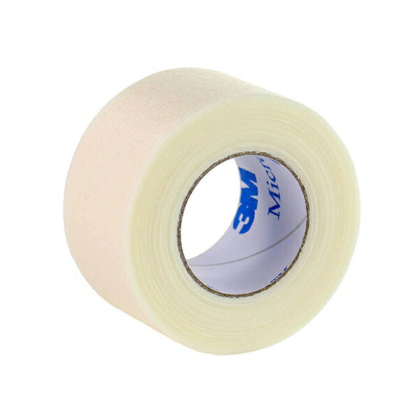 【12個入 幅25mm】【不織布タイプ】3M(スリーエム) マイクロポア サージカルテープ ホワイト(白) 肌なじみの良い絆創膏【メディカルテープ】傷あとの保護・まつエクの施術・美容ケア 【パッケージが新しくなりました】 2