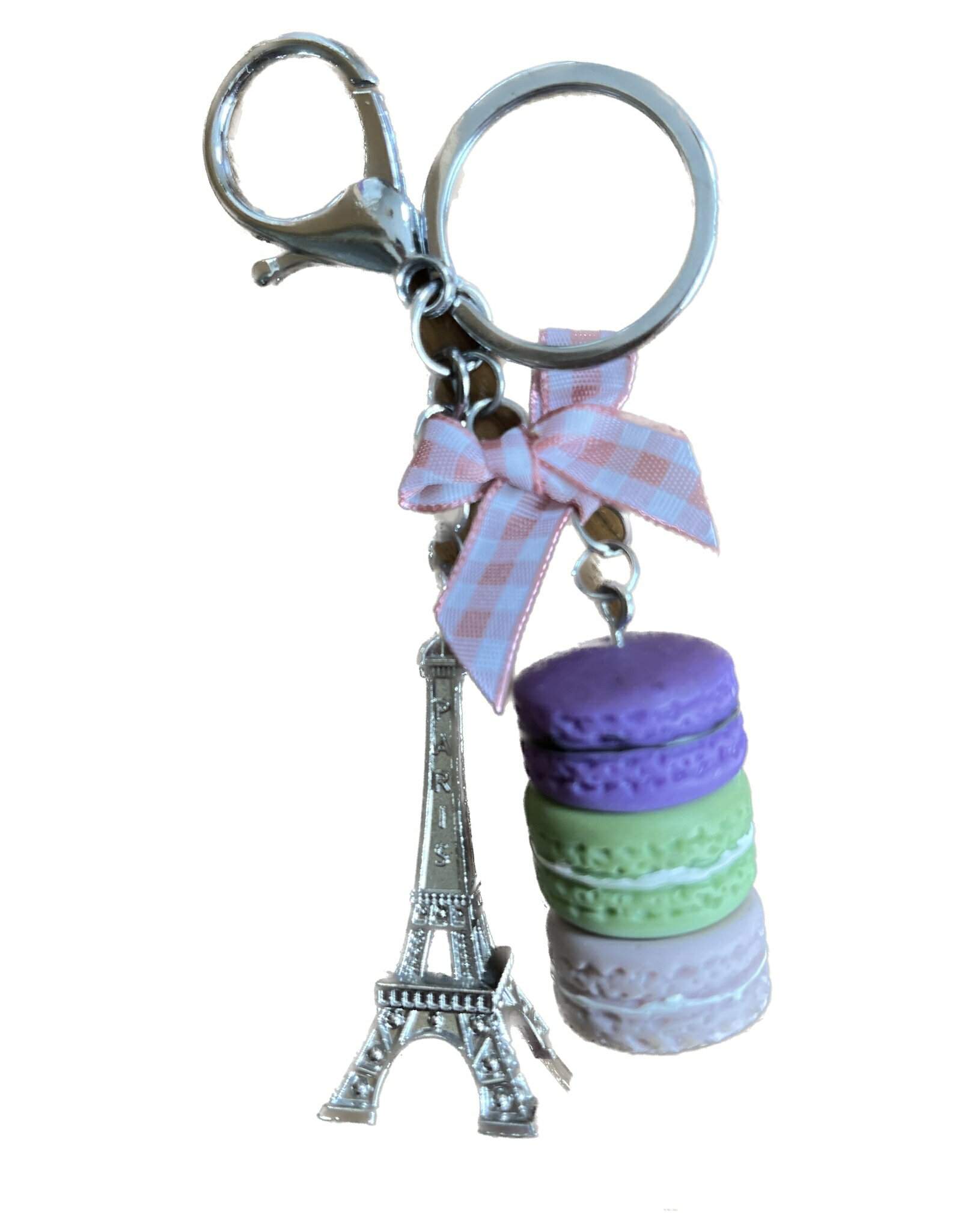 エッフェル塔キーホルダー マカロン