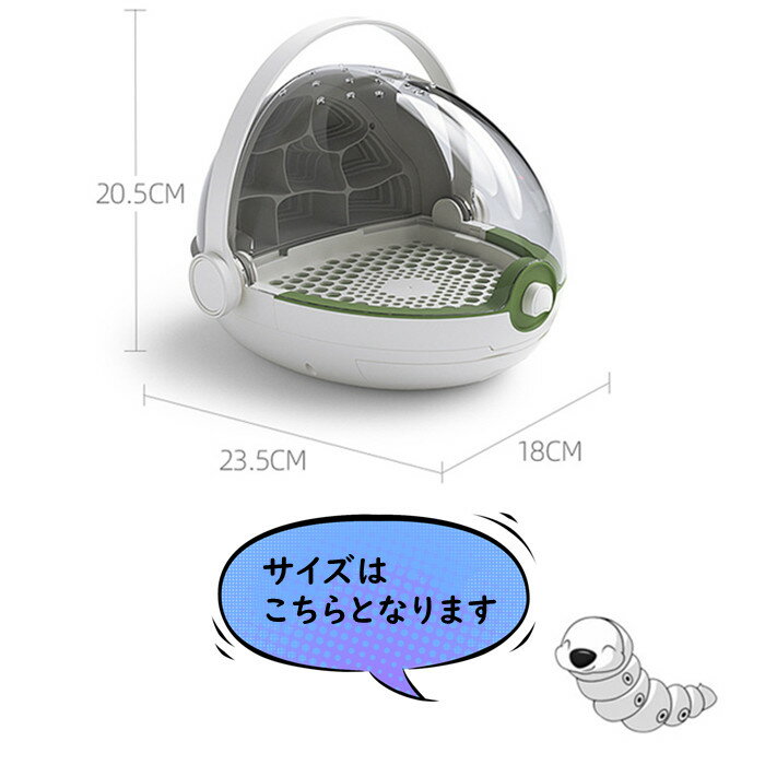 昆虫飼育ケース カイコ観察 蚕 カブト 蝶 虫かご 昆虫箱 昆虫カプセル クリア 観察...