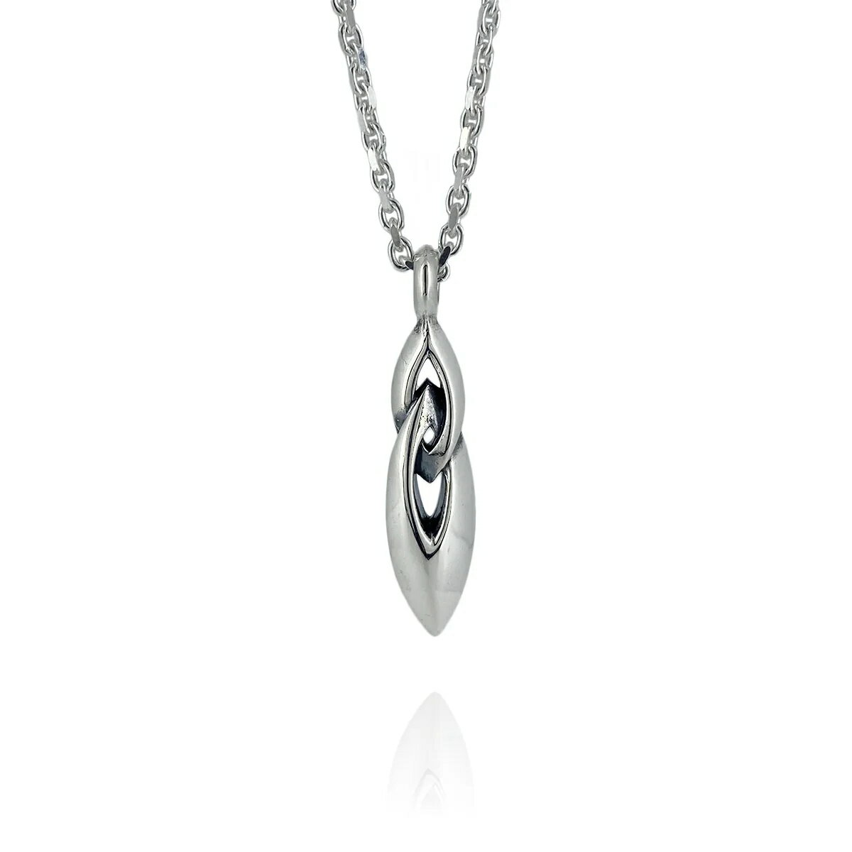 M'S COLLECTION エムズコレクション SHARP DOUBLE RING PENDANT L / MC-202