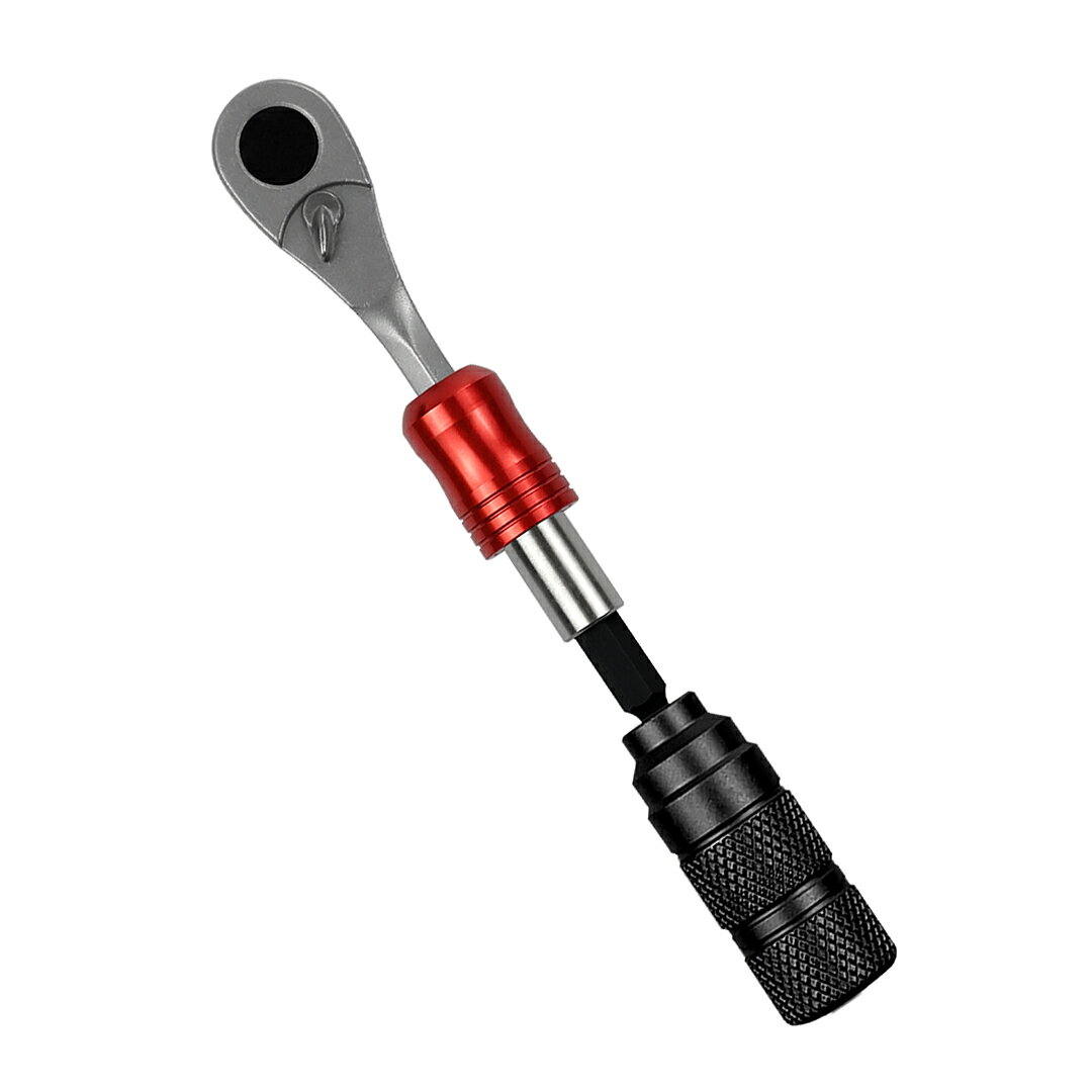 ENLEE ラチェットレンチツールセット 携帯型マルチツール 自転車用 携帯工具 16 in 1 多機能 ビットセット アルミ合金 ステンレス コンパクト 軽量 強力マグネット 収納ケース付き ロードバイク MTB メンテナンス工具 (16 in 1 多機能セット)(4)